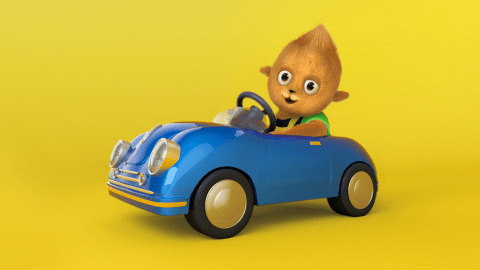 Grafika 3D postaci Pikusia Aviva