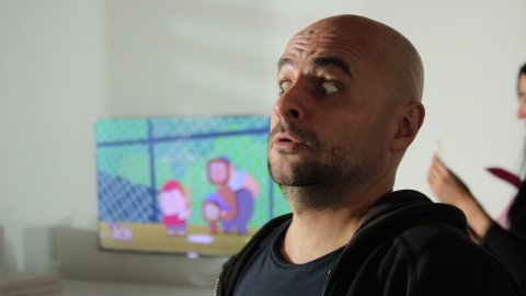 Zdziwienie Michała na planie Agata Meble