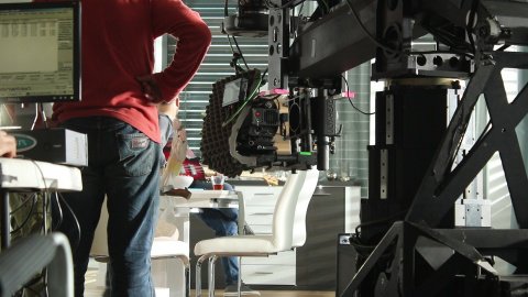 Kamera na planie filmowym Agata Meble