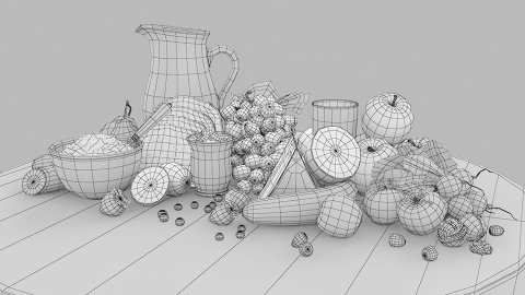 Siatki modeli 3D do animacji Vigor Complete