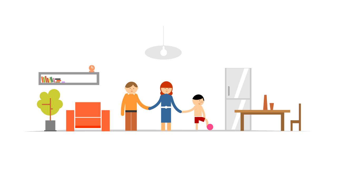 Projekt animowanej rodziny z programu Wiem Co Jem